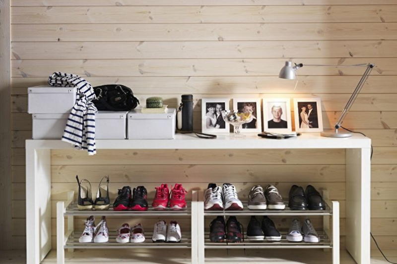 40 чудесных идей удобного обувного шкафа в прихожую