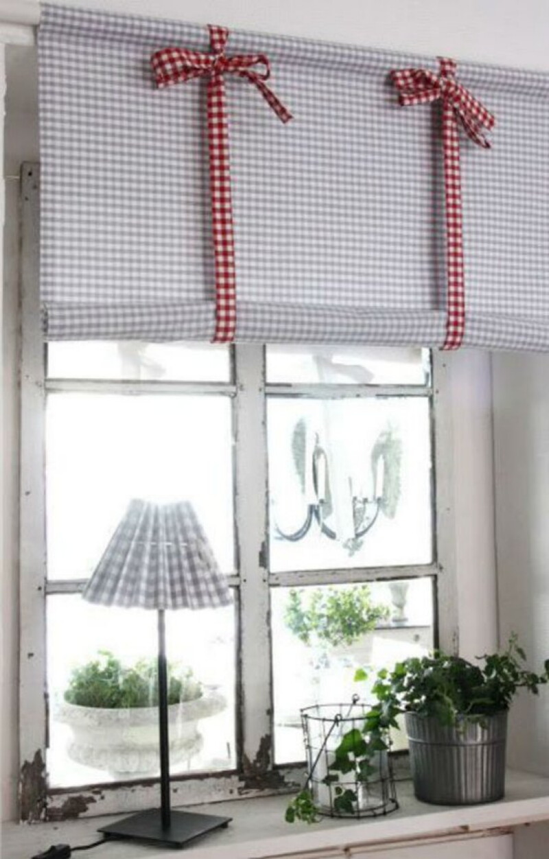45 восхитительных идей для пошива кухонных штор и занавесок