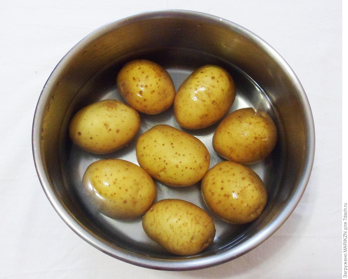 Мятый картофель, запеченный в духовке