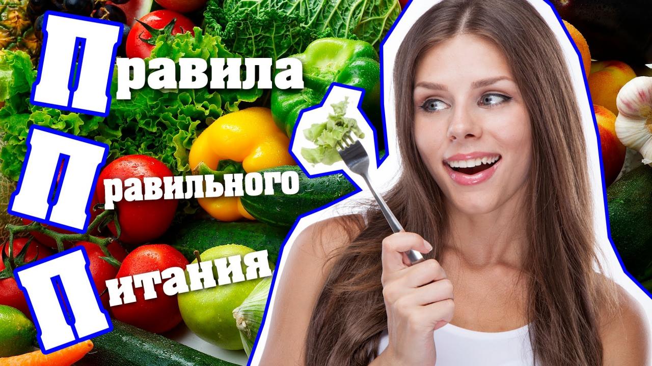 Правила правильного питания - Счастливые заметки