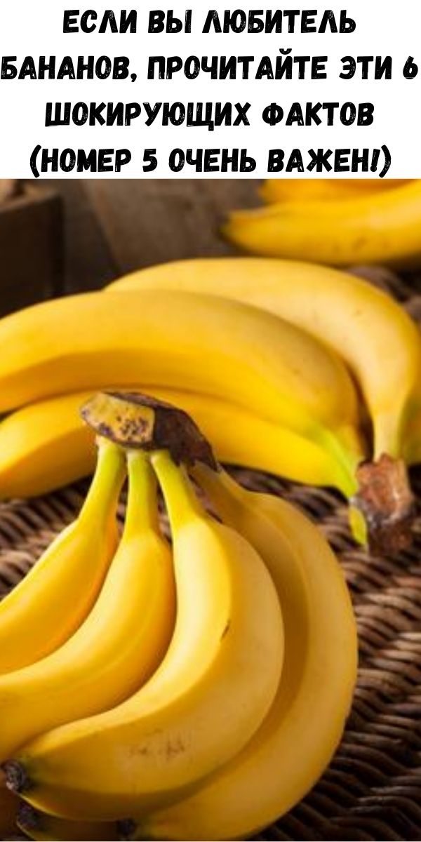 Если вы любитель бананов, прочитайте эти 6 шокирующих фактов (номер 5 очень важен!)