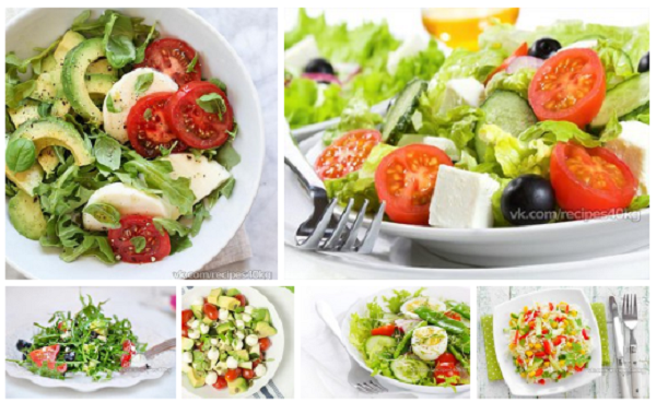 6 идей легких салатов для тех, кто на диете!