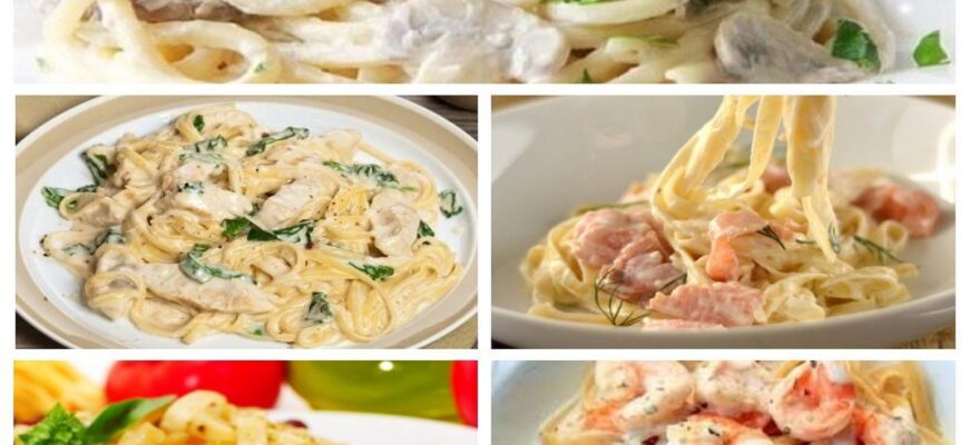 Топ-5 вкуснейших диетических рецептов пасты и спагетти